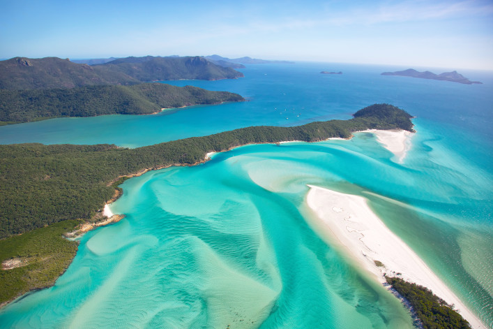 Ausblick am Hill Inlet, Whitehaven Beach