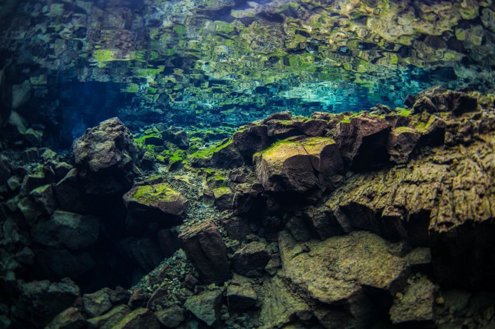 Silfra Spalte Island Tauchen