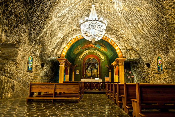 Salzbergwerk Wieliczka Kapelle Krakau