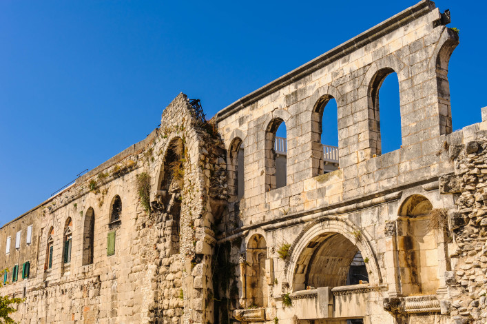 Das Silberne Tor in Split in Kroatien