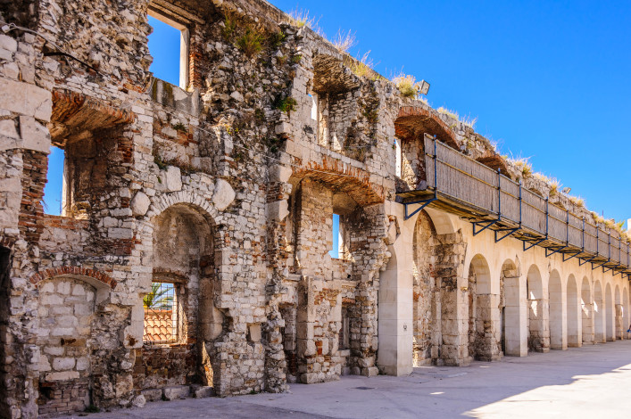Das Bronze Tor in Split in Kroatien