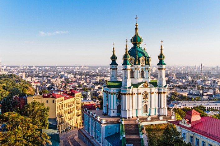 Ukraine Kiew St. Andreas Kirche