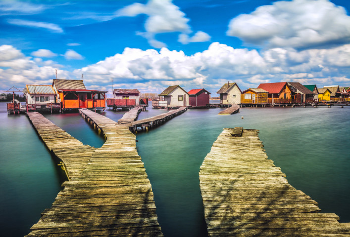 Schwimmendes Dorf - Bokod in Ungarn