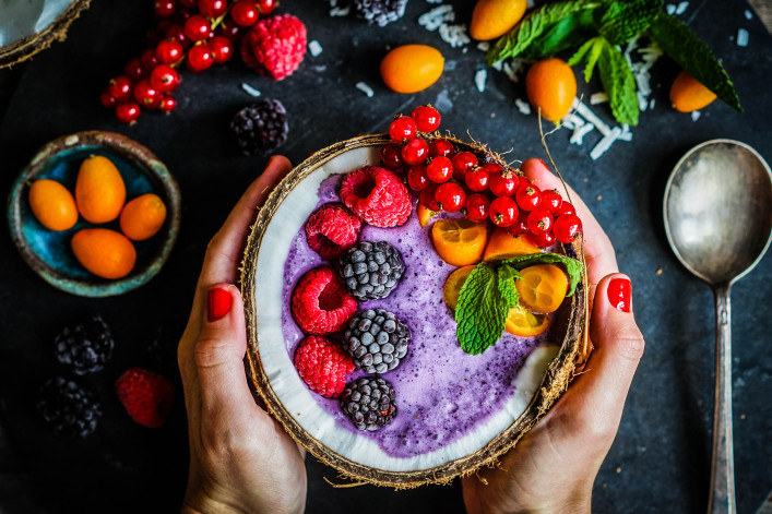 Frische Smoothiebowl