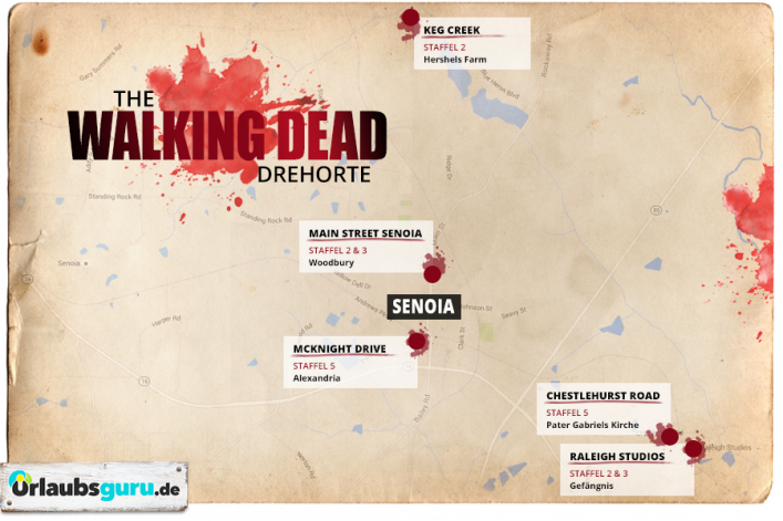 The Walking Dead Drehorte, Atlanta, TwD