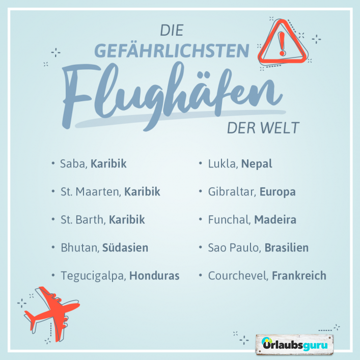 Die gefährlichsten Flughäfen der Welt