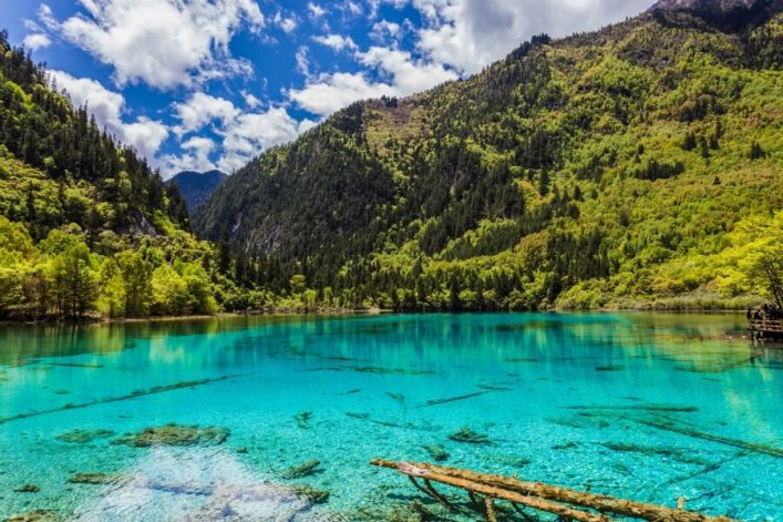 Jiuzhaigou Nationalpark in China