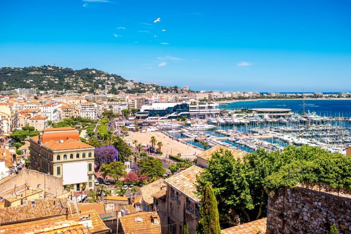 Cannes an der Côte d'Azur