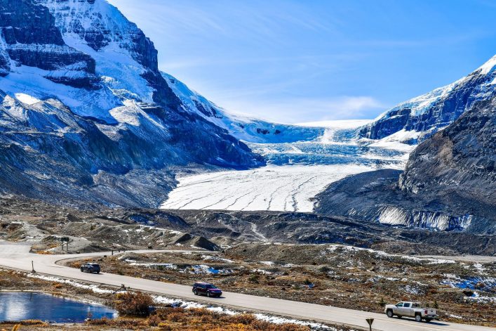 Columbian Icefield in Kanada