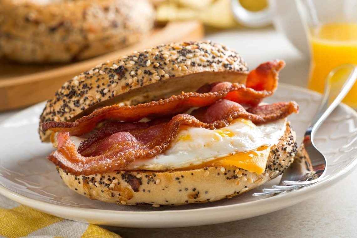 Bagel Frühtsück in New York