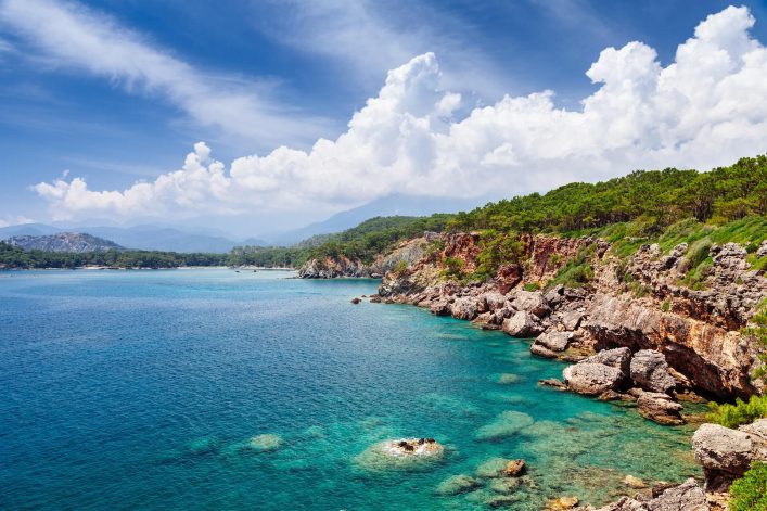 Blick auf Bucht Phaselis