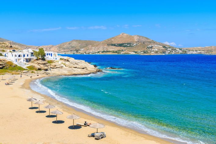 Bucht auf der griechischen Insel Parós