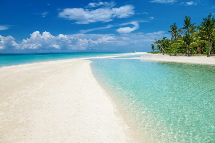 Strand auf Cebu auf den Philippinen