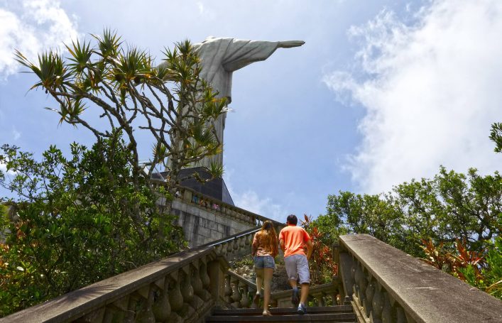 Cristo Redentor in Rio de Janeiro, Brasilien