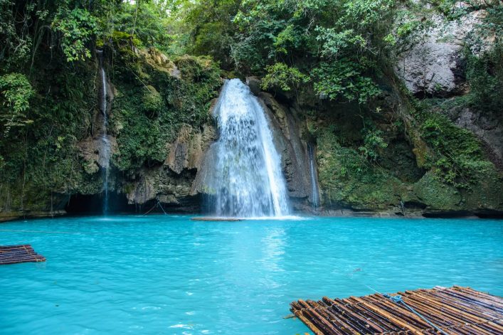 Kawasan Wasserfälle auf Cebu
