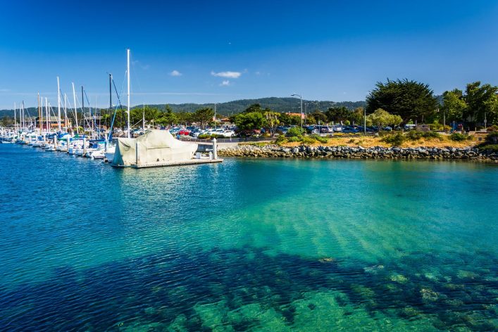 Der Ausblick auf Monterey Bay und das Meer ist traumhaft schön