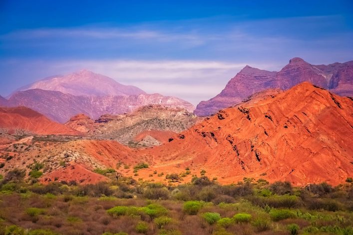 Die faszinierenden Farben der Quebrada de Humahuaca Schlucht