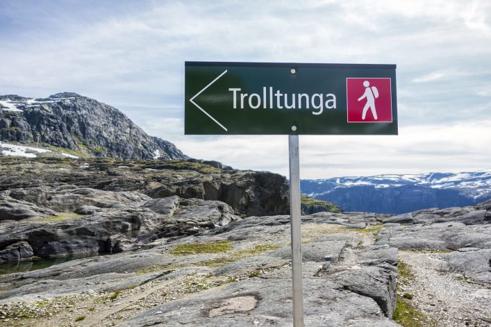 Der Weg zur Trolltunga