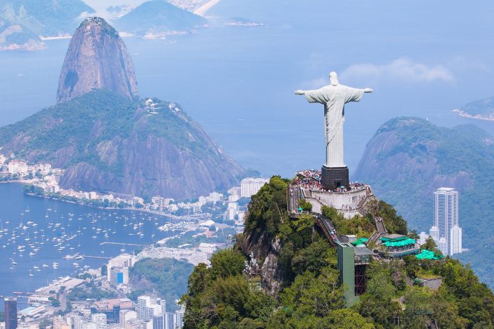 Cristo Redentor in Rio de Janeiro, Brasilien
