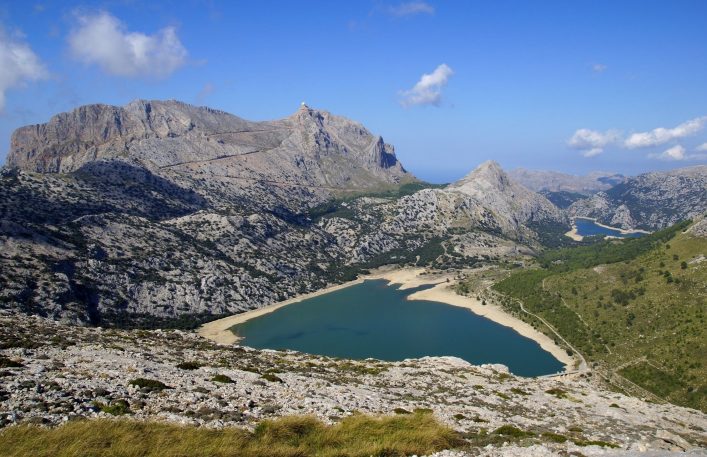 Aussicht auf den Cúber und den Puig Major