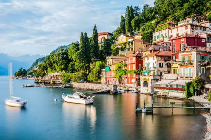 Varenna am Comer See in Italien