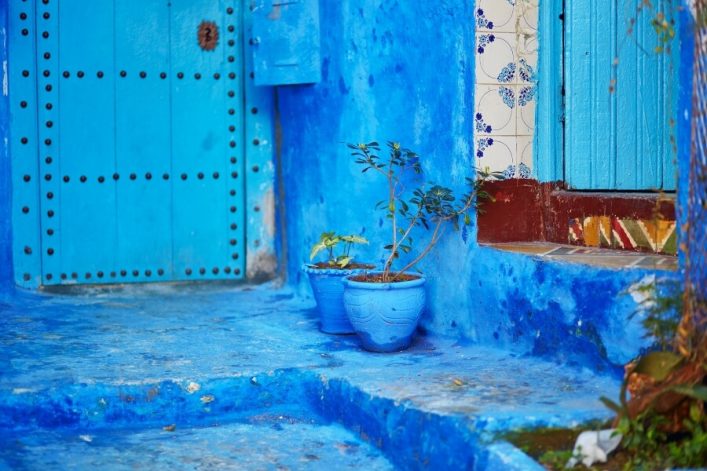 Die blaue Stadt Chefchaouen in Marokko
