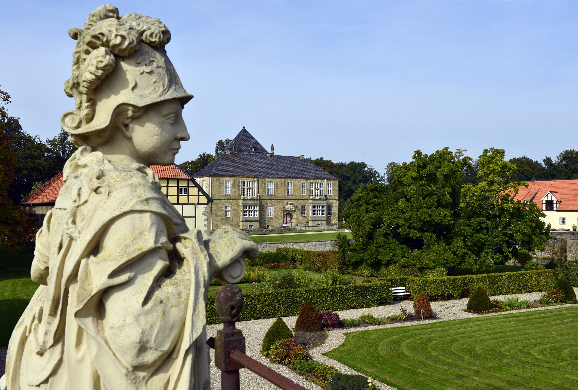 Das Schloss Gesmold im Osnabrücker Land ist wirklich schön anzusehen.