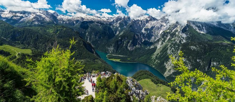 Blick auf die Natur Bayern