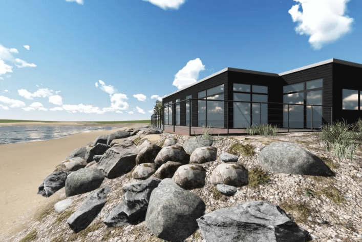 Eine Strandvilla in Dänemark