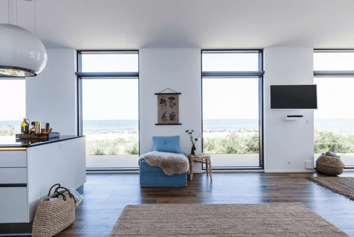 Eine Strandvilla in Dänemark