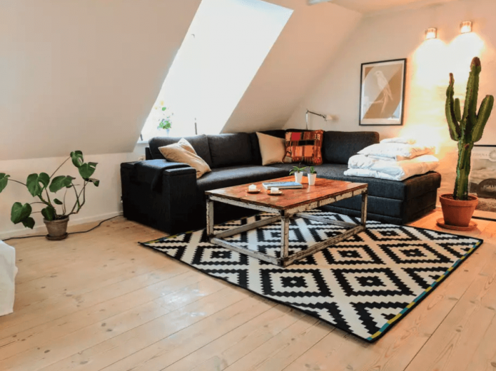 Ein Penthouse in Kopenhagen Dänemark