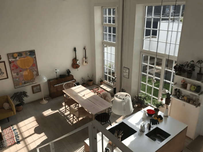 Eine Ferienwohnung mit Garten in Kopenhagen