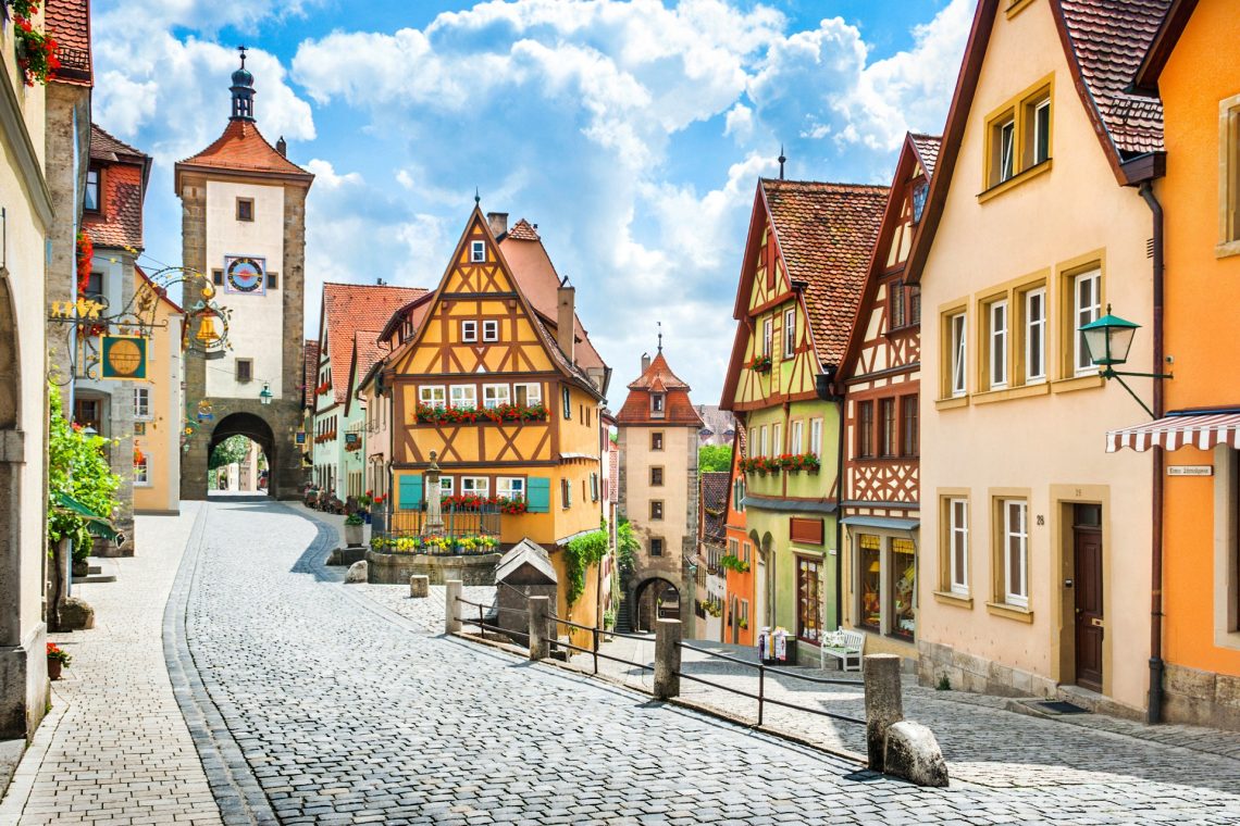 Die Altstadt von Rothenburg ob der Tauber