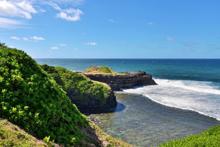 Gris Gris cape on South of Mauritius, Africa, schönste Strände auf Mauritius