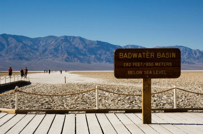 Badwater Basin in Death Valley