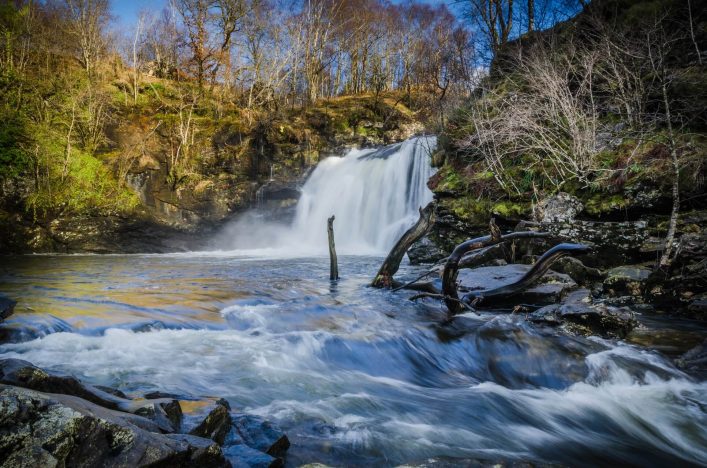 Falls-of-Falloch in Schottland