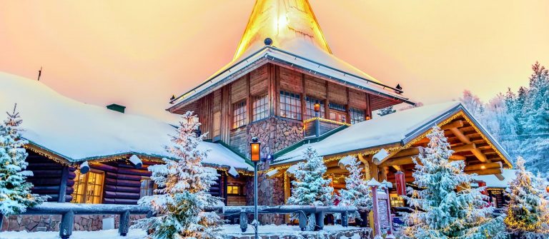 Santa Claus Village in Finnisch Lappland