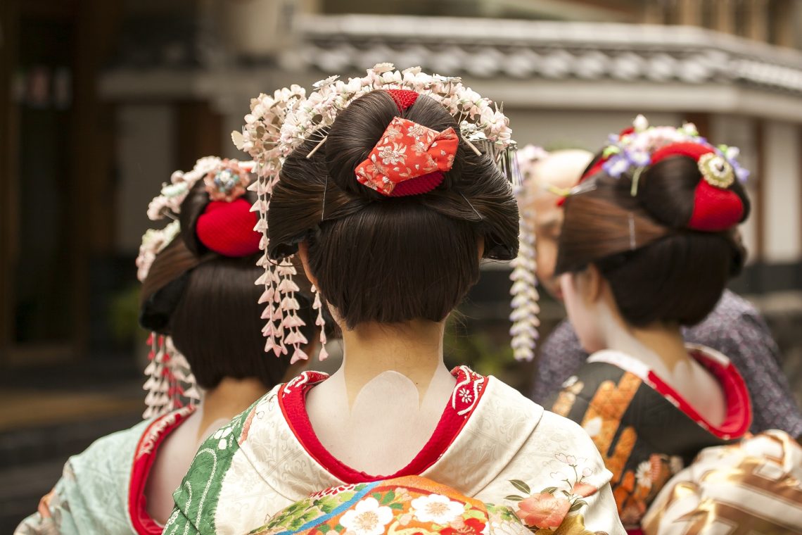 Geishas in Japan