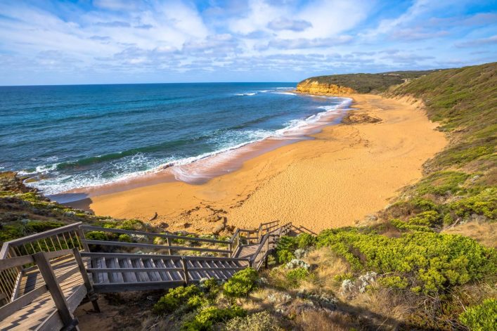 Bells Beach an der Great Ocean Road - einer der schönsten Strände im Bundesstaat Victoria