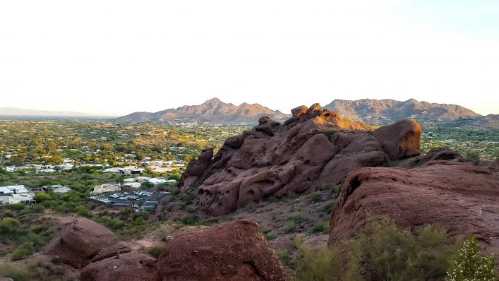 Hiking auf dem Camelback Mountain