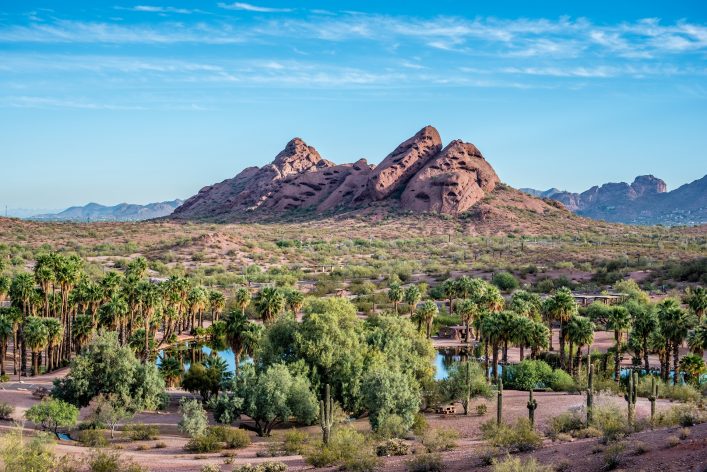 Der Papago Park in Phoenix