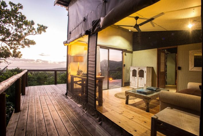 Das Rocktail Camp im Isimangaliso Wetland Parks