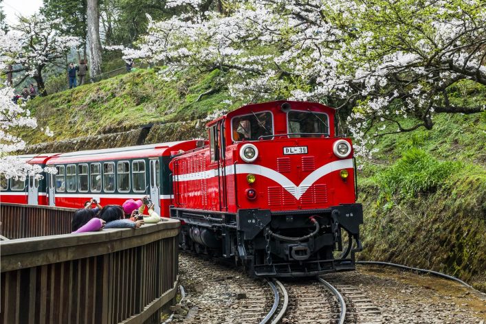 Die Alishan Forest Railway.