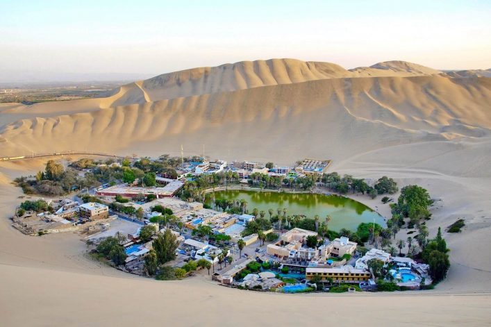 Oase Huacachina Wüste Peru