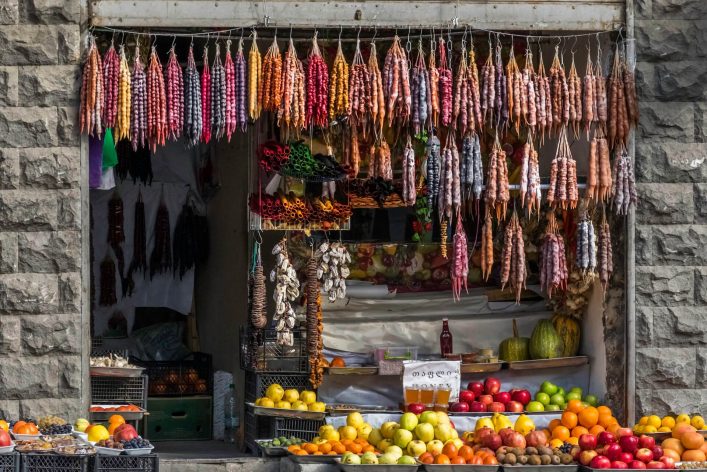 Gewürze und Gemüse in Georgien