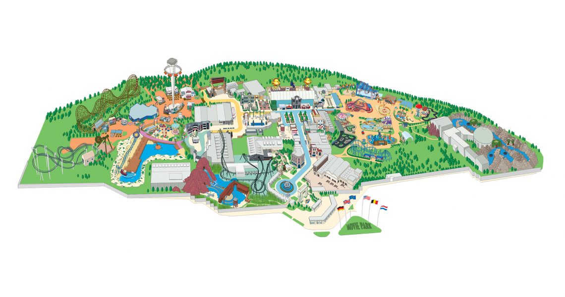 Movie Park Germany Parkplan 2019