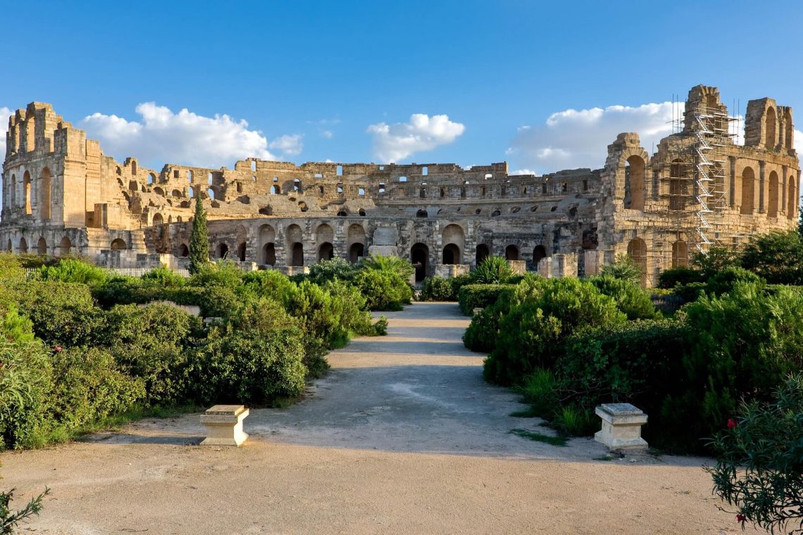 Amphitheater El Djem in Tunesien