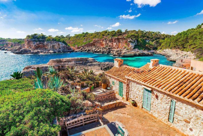 Cala s'Almunia auf Mallorca, Spanien