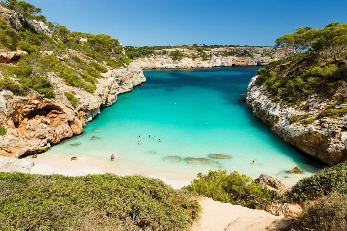 Caló des Moro auf Mallorca