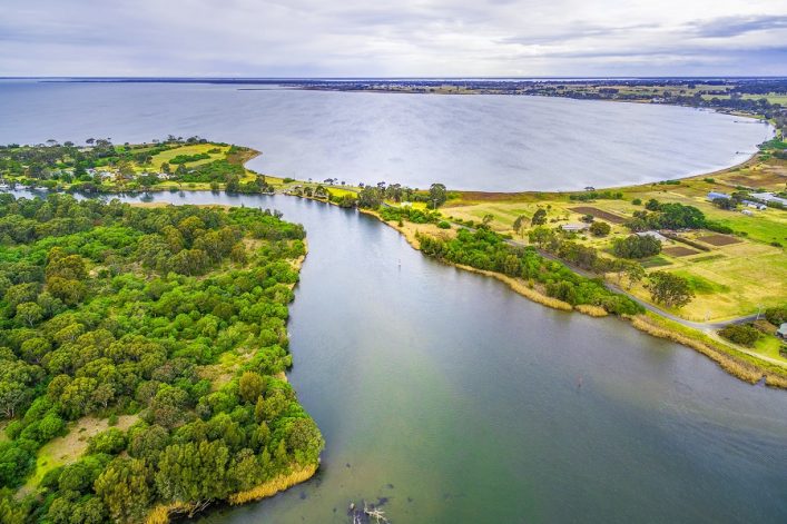 Gippsland Lakes in Victoria